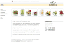 Tablet Screenshot of firstcatering.ch